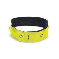VISIBLE Armband reflektierend mit 4 roten LEDs