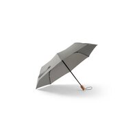 RIVER. Faltbarer Regenschirm aus recyceltem Polyester (100% rPET) 190T Pongé mit automatischer Öffnung und Schließung