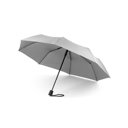 CIMONE. Faltbarer Regenschirm aus recyceltem Polyester (100% rPET) 190T Pongé mit automatischer Öffnung