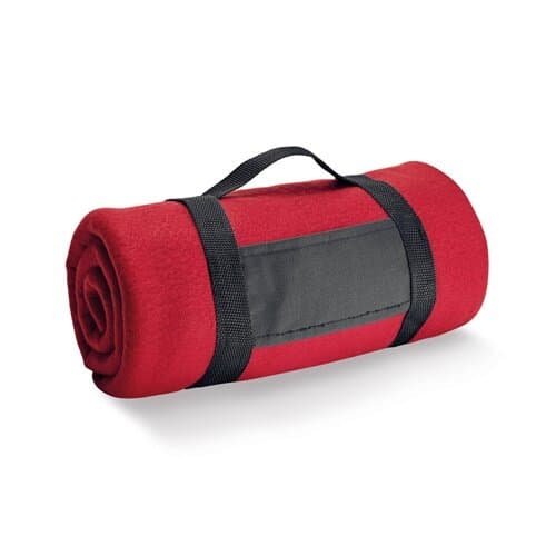THORPE. Fleecedecke (180 g/m²) mit abnehmbarem Griff
