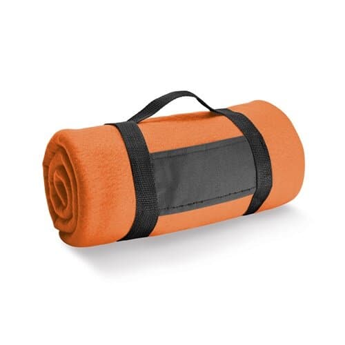 THORPE. Fleecedecke (180 g/m²) mit abnehmbarem Griff