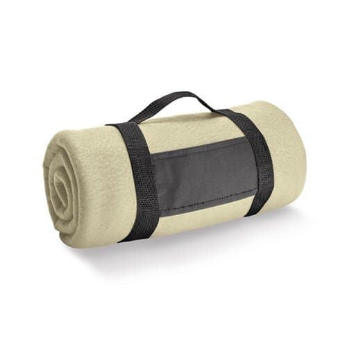 THORPE. Fleecedecke (180 g/m²) mit abnehmbarem Griff