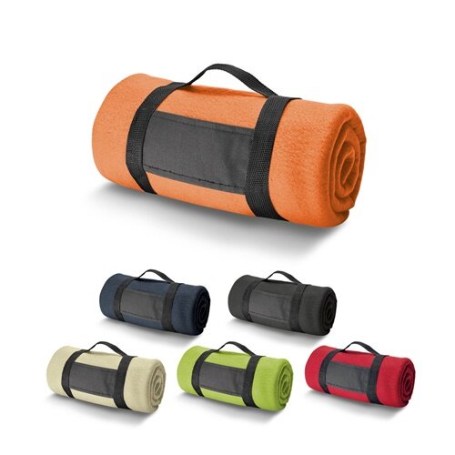 THORPE. Fleecedecke (180 g/m²) mit abnehmbarem Griff