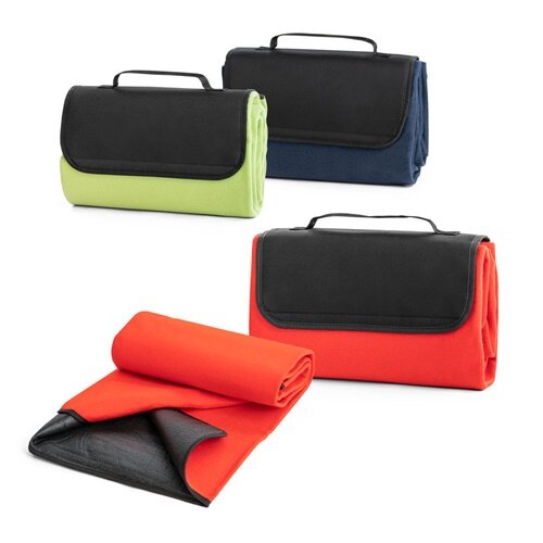 RILEY. Fleecedecke (180 g/m²) mit Visier
