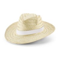 EDWARD RIB Natur Strohhut mit sublimations Band