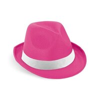 MANOLO POLI Hut aus PP mit weißen Band aus Polyester