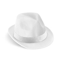 MANOLO POLI Hut aus PP mit weißen Band aus Polyester