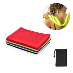 BERNAL. Sporthandtuch aus recyceltem Polyester (100% rPET) dient zur Erfrischung mit Vliesstoffbeutel – Bild 2