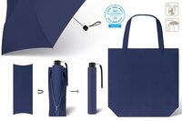Taschenschirm mit Einkaufstasche SCHIRM  SHOPPER RPET