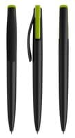black / lime green