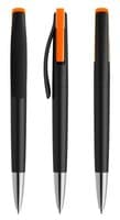 black / orange
