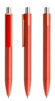 rot / silber poliert