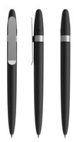 schwarz / silber satiniert