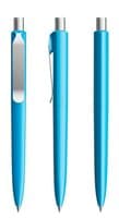 cyanblau / silber satiniert
