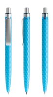 cyanblau / silber satiniert