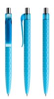 cyanblau / silber poliert