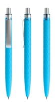 cyanblau / silber satiniert