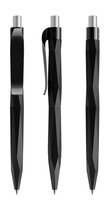 schwarz / silber satiniert