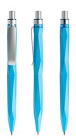 cyanblau / silber satiniert