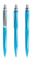cyanblau / silber satiniert