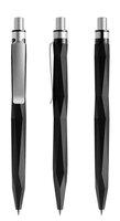 schwarz / silber satiniert