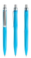 cyanblau / silber satiniert
