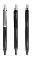schwarz / silber satiniert
