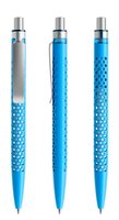 cyanblau / silber satiniert