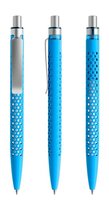 cyanblau / silber satiniert