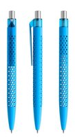 cyanblau / silber satiniert