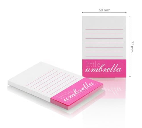 Haftnotizen mit Logo-Druck