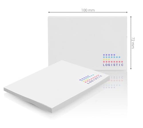 Haftnotizen mit Logo-Druck