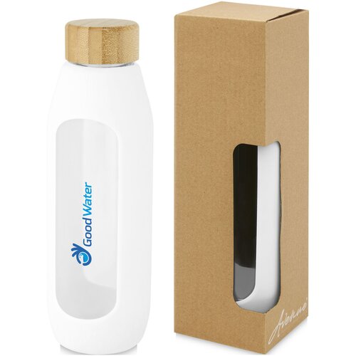 Tidan 600 ml Flasche aus Borosilikatglas mit Silikongriff
