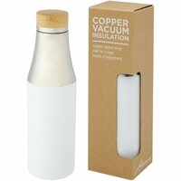 Hulan 540 ml KupferVakuum Isolierflasche mit Bambusdeckel