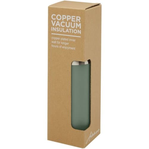 Hulan 540 ml Kupfer-Vakuum Isolierflasche mit Bambusdeckel