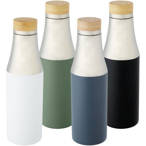 Hulan 540 ml Kupfer-Vakuum Isolierflasche mit Bambusdeckel