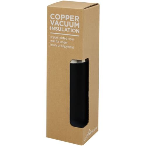 Hulan 540 ml Kupfer-Vakuum Isolierflasche mit Bambusdeckel