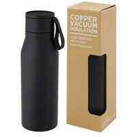 Ljungan 500 ml KupferVakuum Isolierflasche mit PU Kunststoffband und Deckel