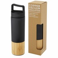 Torne 540 ml KupferVakuum Isolierflasche mit Bambus Außenwand