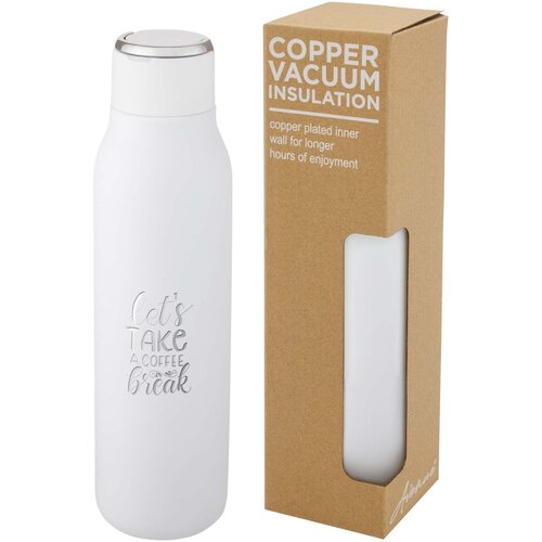 Marka 600 ml Kupfer-Vakuum Isolierflasche mit Metallschlaufe