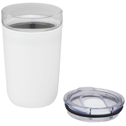 Bello 420 ml Glasbecher mit Außenwand aus recyceltem Kunststoff