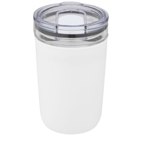 Bello 420 ml Glasbecher mit Außenwand aus recyceltem Kunststoff