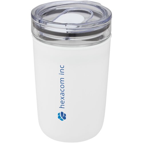 Bello 420 ml Glasbecher mit Außenwand aus recyceltem Kunststoff