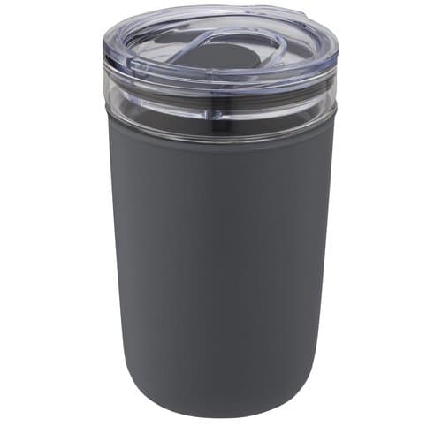 Bello 420 ml Glasbecher mit Außenwand aus recyceltem Kunststoff