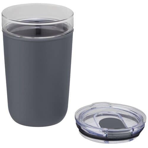 Bello 420 ml Glasbecher mit Außenwand aus recyceltem Kunststoff