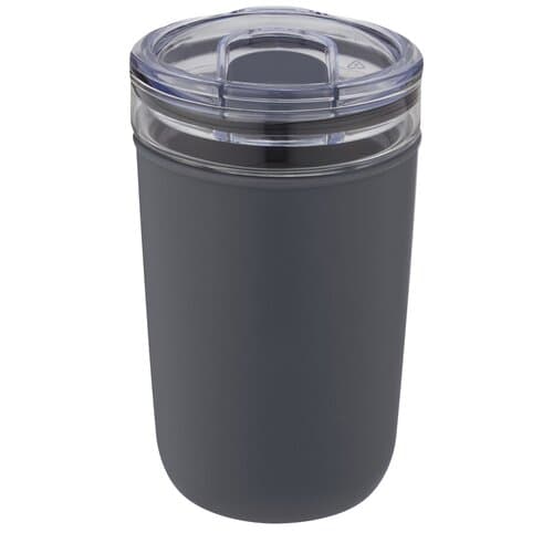 Bello 420 ml Glasbecher mit Außenwand aus recyceltem Kunststoff
