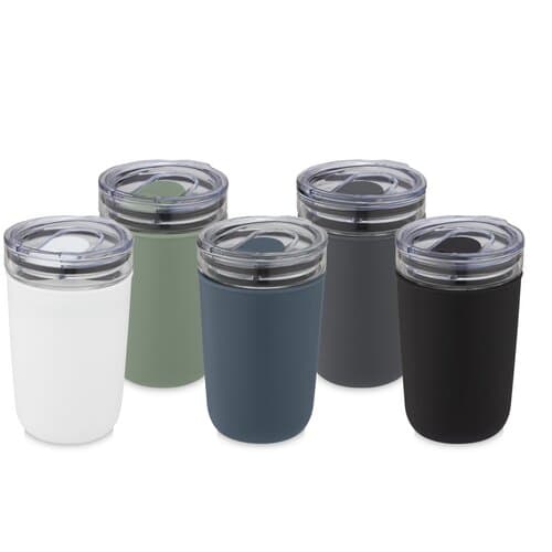 Bello 420 ml Glasbecher mit Außenwand aus recyceltem Kunststoff