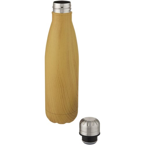 Cove 500 ml Kupfer-Vakuum Isolierflasche in Holzoptik