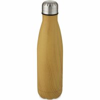 Cove 500 ml KupferVakuum Isolierflasche in Holzoptik