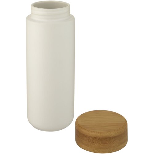 Lumi 300 ml Keramikbecher mit Bambusdeckel